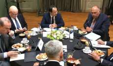 خارجية مصر: شكري أكد لوزراء الخارجية الأوروبيين ضرورة التوصل لاتفاق عادل حول سد النهضة