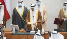  أمير الكويت الجديد الشيخ نواف الأحمد الصباح يؤدي اليمين الدستورية