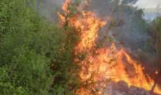 حريق كبير في بلدة قبعيت العكارية ومناشدات لإخماده
