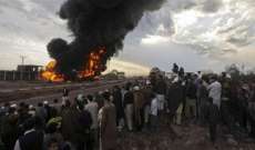سقوط قتلى نتيجة حريق كبير في شاحنات وقود بالعاصمة الأفغانية