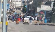 قطع طريق عام حلبا احتجاجا على توقيف اثنين من الحراك