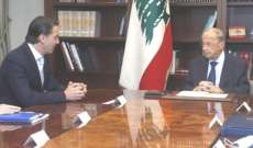 الرئيس عون تلقى اتصالاً من بو صعب أعلمه فيه بمجيء هوكشتاين أواخر الأسبوع الجاري إلى بيروت
