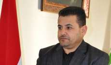 وصول وزير الداخلية العراقي قاسم الأعرجي الى محافظة الأنبار 