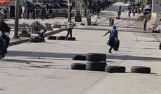 التحكم المروري: قطع السير محلة ساحة النور طرابلس بالاتجاهين