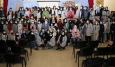كلودين عون قامت بجلسة توعوية للطالبات في طرابلس حول الوقاية من العنف ضدّ الفتيات