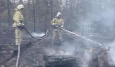 وفاة 14 شخصًا في حرائق غابات في كازاخستان