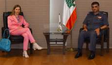 عثمان التقى سفيرة ايطاليا وعرض معها الاوضاع العامة