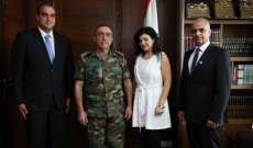 رئيس الأركان في الجيش اللبناني استقبل وفدا من جمعية أنصار الوطن