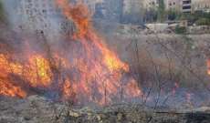 إخماد حريق على جسر الدمشقية بمرجعيون قضى على 50 دنما من أشجار السنديان