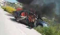 مسيّرة إسرائيلية استهدفت سيارة في عين بعال جنوبي لبنان