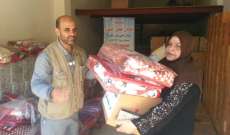الرابطة النسائية في حلبا وزعت مساعدات على العائلات المكفولة لديها 