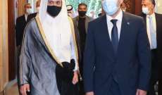 الحريري عرض مع وزير خارجية قطر بالأوضاع العامة والمستجدات السياسية