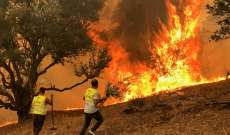 مسؤول جزائري: تمّت السيطرة على كلّ الحرائق التي إجتاحت البلاد