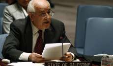 مندوب فلسطين في الأمم المتحدة: هناك موقف موحد في الجلسة المغلقة لمجلس الأمن إزاء العدوان الإسرائيلي