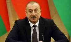 رئيس أذربيجان: اتخذنا قرارا بفتح سفارة لدى إسرائيل ومكتب تمثيلي في فلسطين بناء على مصالحنا
