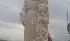 النشرة: تمثال القديسة ريتا وصل الى كاشيا حيث سيوضع على مداخل البلدة