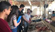 النشرة: مراقبو مصلحة الاقتصاد أكدوا خلو سوق السمك في صيدا من الأسماك النالفقة