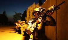 الجيش: مهاجمة ليلية تحاكي القضاء على مجموعة إرهابية في إطار تمرين RESOLUTE UNION 2021