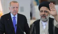 رئيسي لأردوغان: ينبغي حل مشاكل دول المنطقة دون تدخل أجنبي