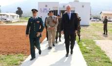 افتتاح القسم الإقليمي لمديرية التعاون العسكري المدني في معسكر عرمان 