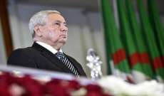 الرئيس الجزائري المؤقت يعلن 12 كانون الاول موعدا للانتخابات الرئاسية