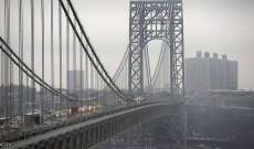"إنذار بقنبلة" يغلق جسر جورج واشنطن في نيويورك