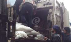 وصول 41 شاحنة محملة بالمواد الغذائية إلى مدينة دير الزور