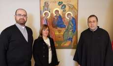 محاضرة عن أيقونة الثالثَوت الأقدس للقديس روبلاف في المعهد الفني الأنطوني بالدكوانة