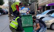 بلدية حارة حريك: مستمرون برفع النفايات من شوارع البلدة
