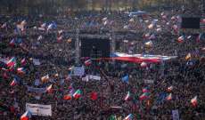 أكثر من 200 ألف تشيكي تظاهروا في براغ ضد رئيس الوزراء