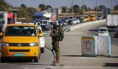 الجيش الاسرائيلي يطلق الرصاص على فلسطيني بالضفة للاشتباه بنيته تنفيذ عملية دهس 