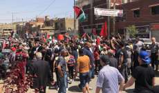مسيرة وفاء لفلسطين جابت شوارع مدينة بعلبك