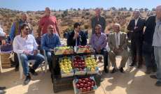 وزير الزراعة من عيناتا: لتفكيك عقبات الترانزيت والجمارك مع سوريا والاردن والعراق لتسهيل تصدير التفاح