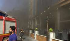 النشرة: حريق بأحد المطاعم في تعلبايا وعناصر الدفاع المدني تعمل على اخماده