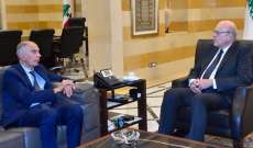 ميقاتي التقى الشامي وبحث مع سفير فرنسا في نتائج زيارة لوكورنو إلى لبنان