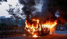 سلطات الكونغو: إحتراق 40 شخصا إثر انقلاب حافلتهم واندلاع النيران به