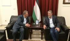 دبور التقى نائب الأمين العام للجهاد الاسلامي 