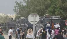 قوات الأمن البحرينية تهاجم المعتصمين بمنطقة الدراز وأنباء عن وقوع جرحى