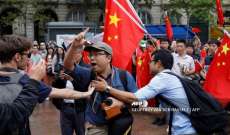 اشتباكات بين الشرطة ومحتجين داعمين لمسلمي الإيغور في هونغ كونغ
