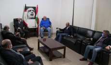 حمدان التقى وفداً من التنظيم الشعبي الناصري