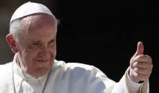 البابا فرنسيس يشدد على ان المسلمين والمسيحيين "اخوة"