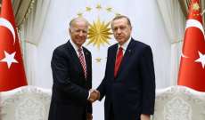 إعلام تركي: أرودغان وبايدن قد يعقدان محادثات على هامش قمة حلف 