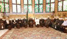 دريان التقى وفد هيئة العلماء المسلمين والأمين العام لمجلس الدفاع 