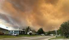 إجلاء أكثر من 9 آلاف شخص في شمال شرق كندا بسبب حرائق شديدة