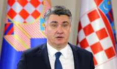 رئيس كرواتيا: لست صديقا لروسيا ورئيس حكومتنا يتصرف كعميل أوكراني