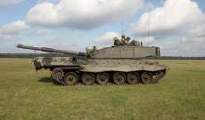 سوناك: الحكومة البريطانية لم تتخذ قرارها بشأن نقل دبابات 
