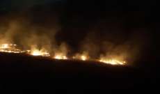 حريق بمنطقة الخريبة البقاعية والدفاع المدني يعمل على اخماده