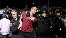 الشرطة الإسرائيلية اعتقلت فلسطينيًا في باب العامود بالقدس