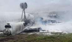 تحطم طائرة بعد هبوطها في مطار مقديشو بالصومال