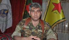الناطق باسم وحدات حماية الشعب الكردية: علوش لم يخفِ حقده الدفين تجاهنا